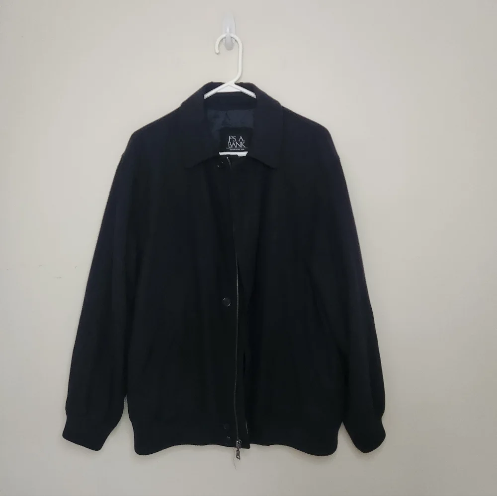 Men's Jos. A Bank Black Jacket Sz Medium